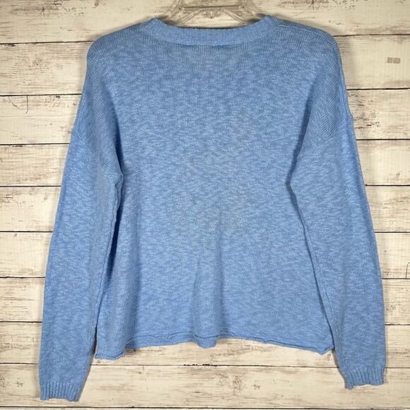 LILLY PULITZER Pippy Sweater Blue Peri Sun Sand Sea Intarsia M NWT $138 - Picture 3 of 9